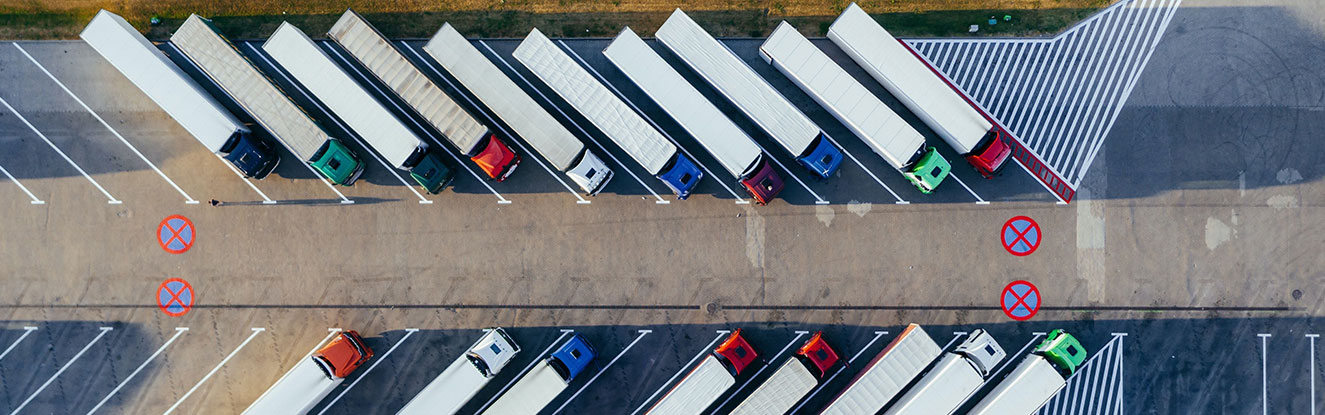 Fleet of lorries